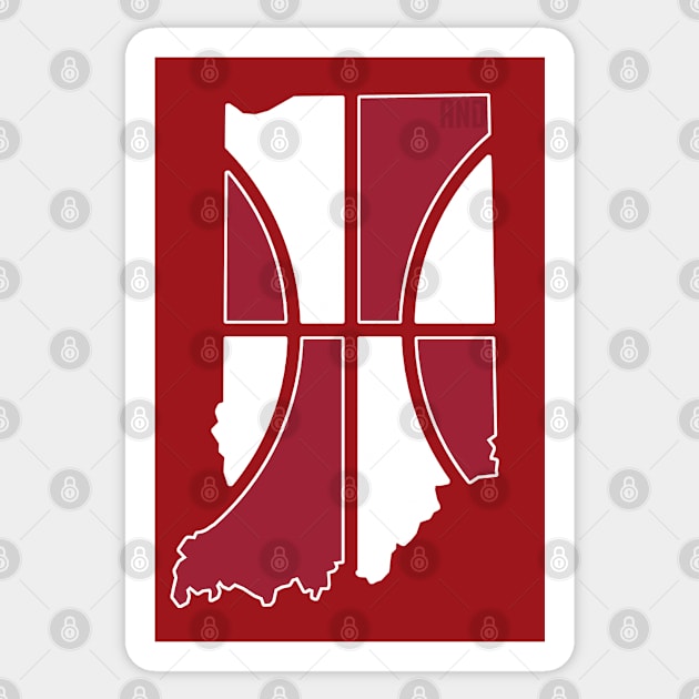 Indiana Basketball Sticker by And1Designs